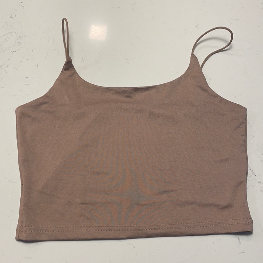 Nude Cropped Tank